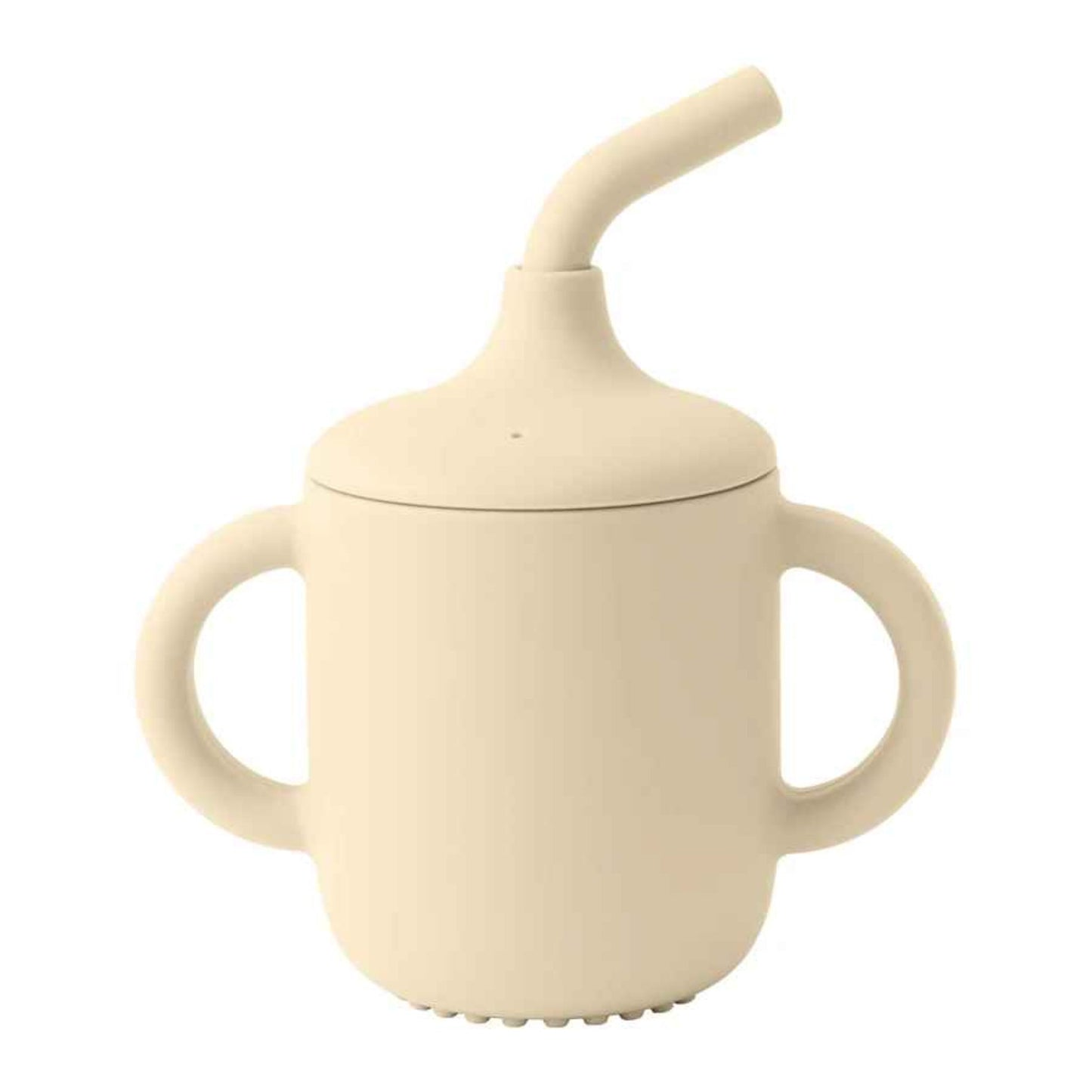 variante du gobelet bebe avec paille coloris beige