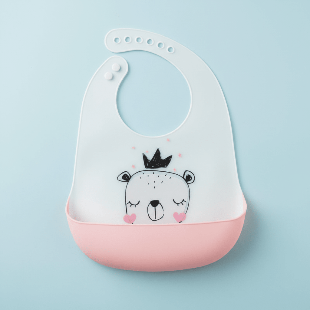 Bavoir imperméable | Silicone lavable