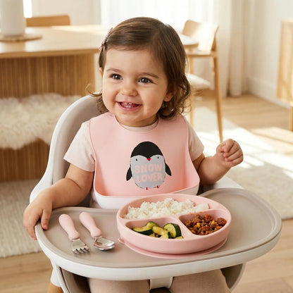 Bavoir imperméable | Silicone lavable