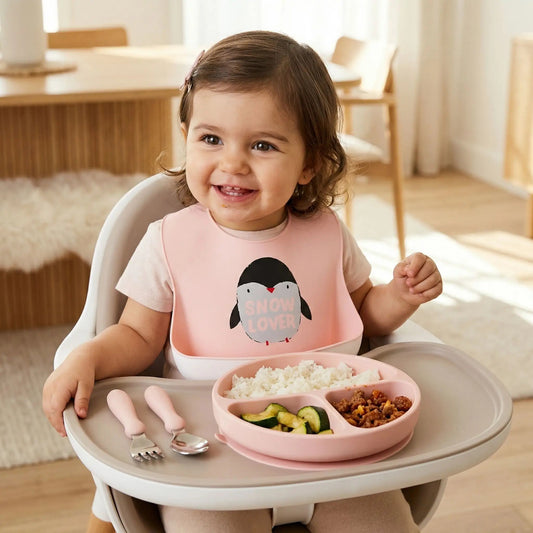 Bavoir imperméable | Silicone lavable