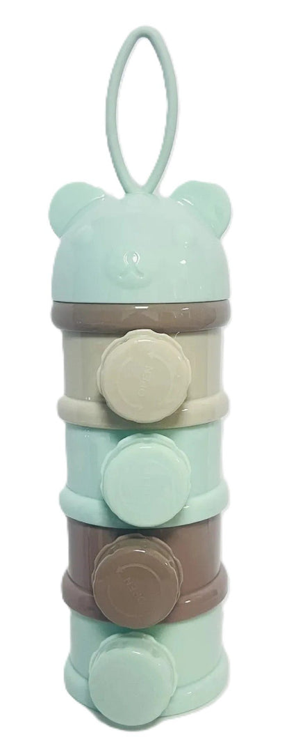 boite doseuse lait nomadbebe coloris vert