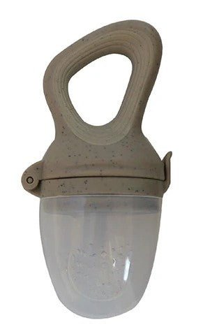 présentation de la grignoteuse bébé securdent coloris gris