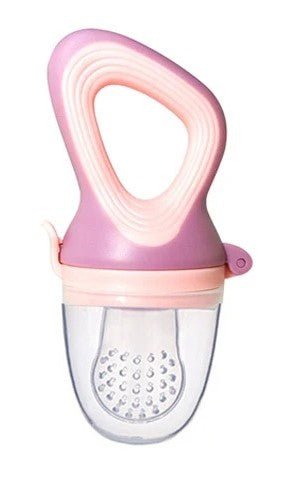 présentation de la grignoteuse bébé securdent coloris violet