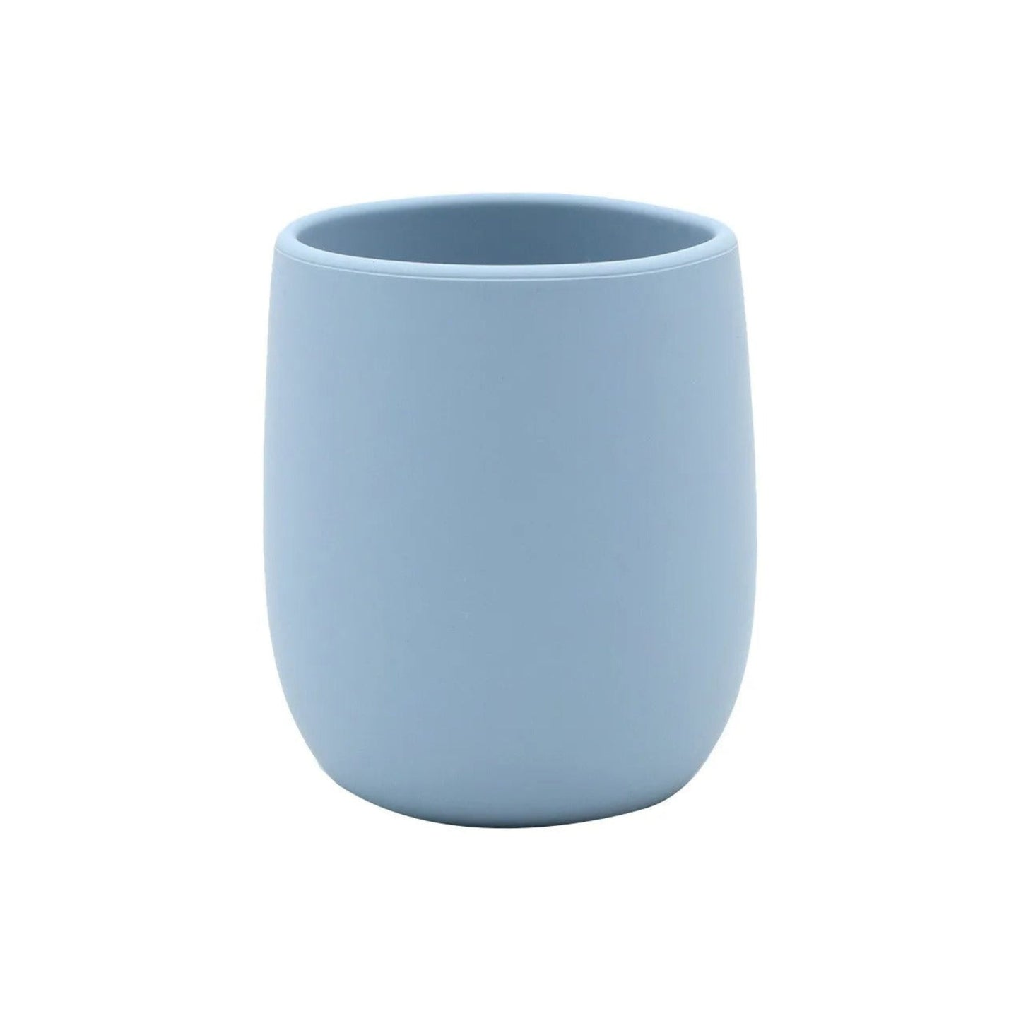 verre bebe mini silicone bleu