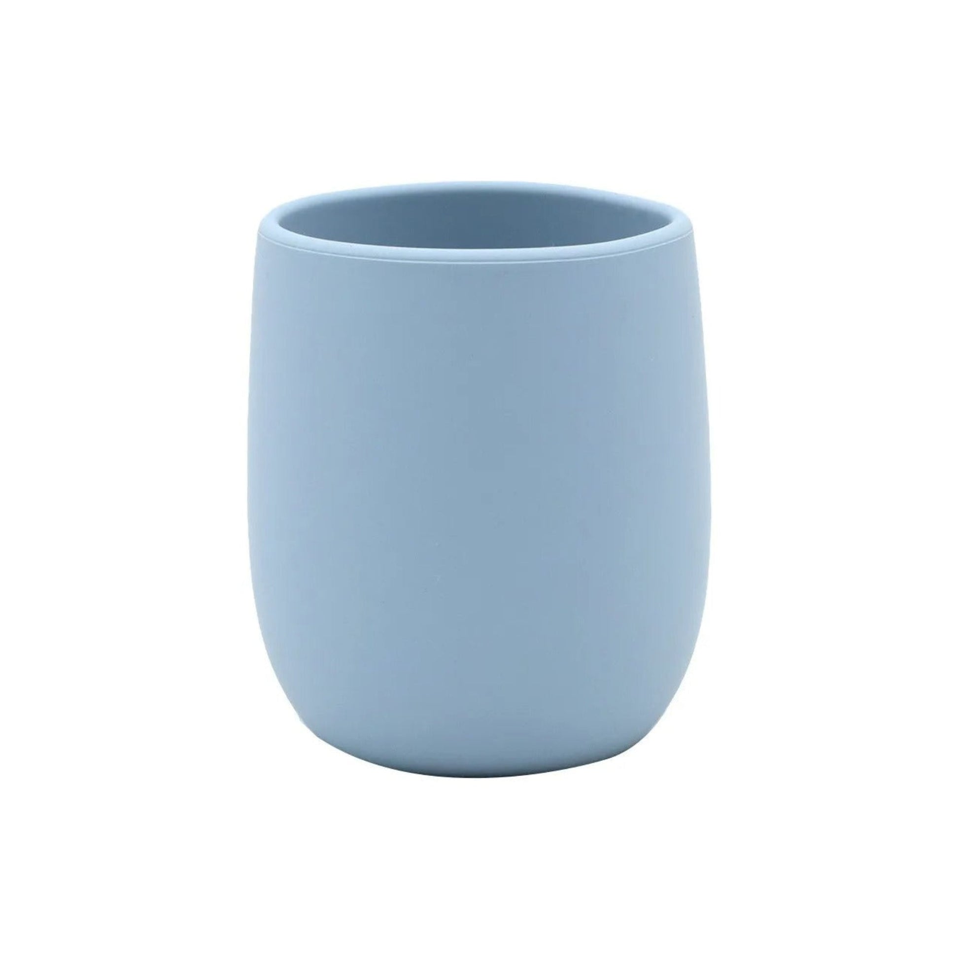 verre bebe mini silicone bleu
