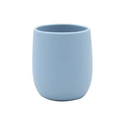 verre bebe mini silicone bleu